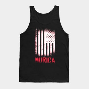 Murica American Flag Tank Top